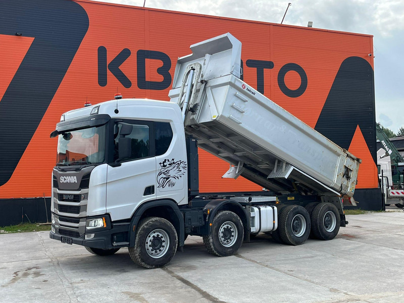 Scania R 500 8x4 RETARDER / FULL STEEL / BIG AXLE / BOX L=5598 mm - Camion benne: photos 2 Scania R 500 8x4 RETARDER / FULL STEEL / BIG AXLE / BOX L=5598 mm - Camion benne: photos 2