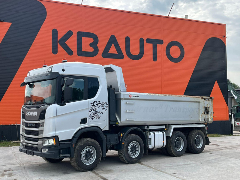 Scania R 500 8x4 RETARDER / FULL STEEL / BIG AXLE / BOX L=5598 mm - Camion benne: photos 1 Scania R 500 8x4 RETARDER / FULL STEEL / BIG AXLE / BOX L=5598 mm - Camion benne: photos 1