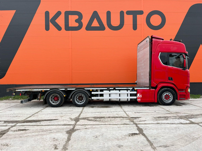 Scania R 580 6x2 RETARDER / 9 TON FRONT AXLE / PLATFORM L=7402 mm - Camion plateau: photos 5 Scania R 580 6x2 RETARDER / 9 TON FRONT AXLE / PLATFORM L=7402 mm - Camion plateau: photos 5