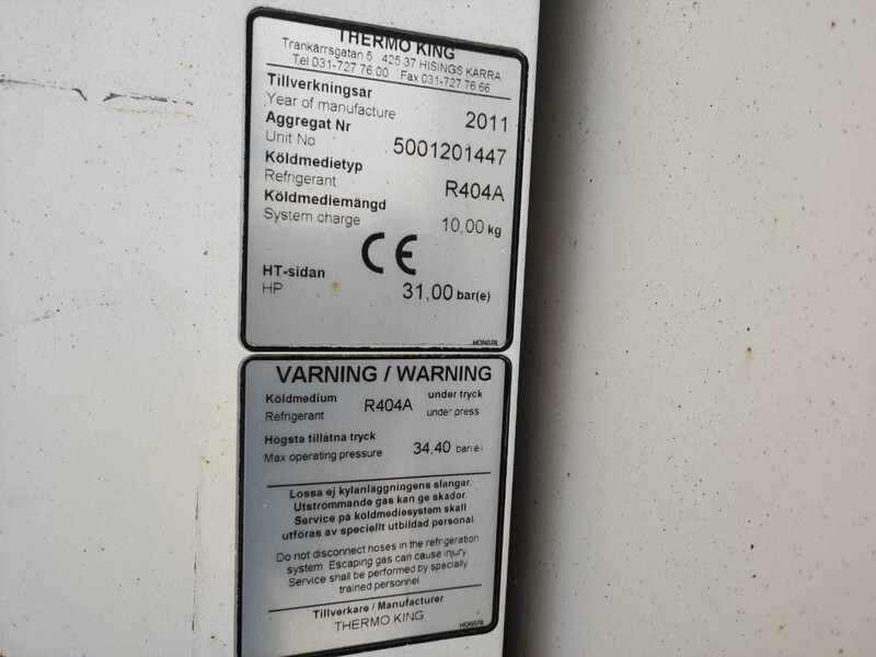 THERMO KING SLX SPECTRUM REFRIGERATION UNIT / KÜLMASEADE - Carrosserie frigorifique: photos 4 THERMO KING SLX SPECTRUM REFRIGERATION UNIT / KÜLMASEADE - Carrosserie frigorifique: photos 4