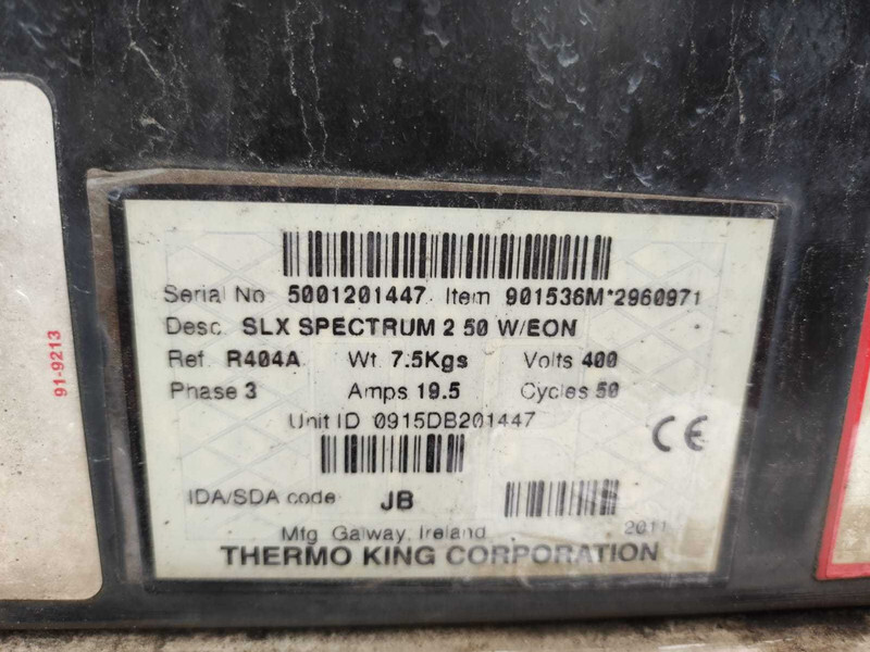 THERMO KING SLX SPECTRUM REFRIGERATION UNIT / KÜLMASEADE - Carrosserie frigorifique: photos 3 THERMO KING SLX SPECTRUM REFRIGERATION UNIT / KÜLMASEADE - Carrosserie frigorifique: photos 3