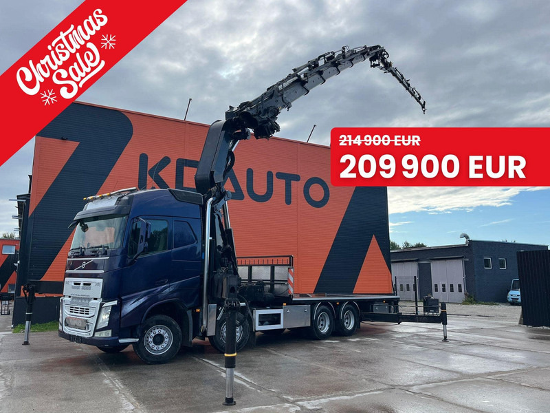 Volvo FH 500 8x4 EFFER 1405 6s + JIB + WINCH / PLATFORM EXTENDABLE L=6206 - 8226mm - Camion plateau, Camion grue: photos 1 Volvo FH 500 8x4 EFFER 1405 6s + JIB + WINCH / PLATFORM EXTENDABLE L=6206 - 8226mm - Camion plateau, Camion grue: photos 1