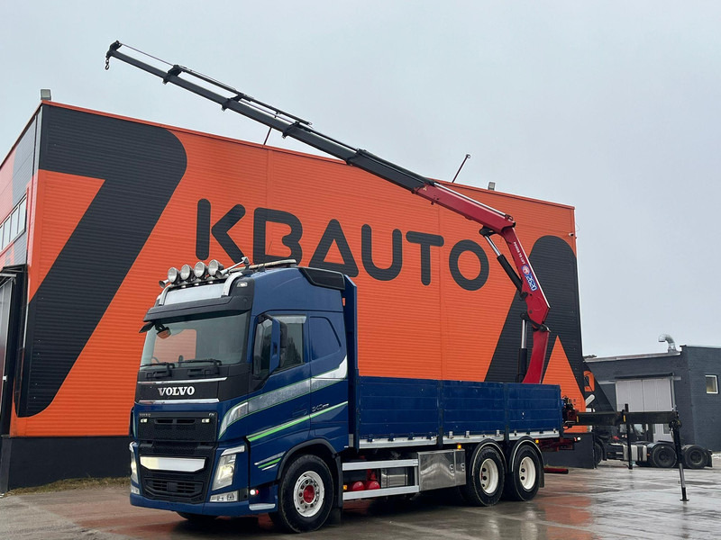 Volvo FH 540 6x4 HMF 2620K-5 / PLATFORM L=6405 mm - Camion plateau, Camion grue: photos 1 Volvo FH 540 6x4 HMF 2620K-5 / PLATFORM L=6405 mm - Camion plateau, Camion grue: photos 1