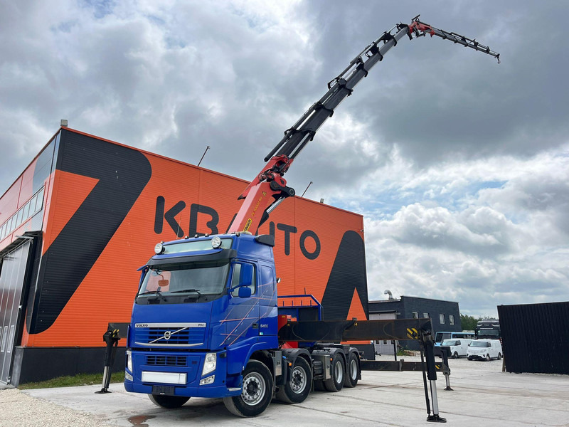 Volvo FH 540 8x4 PALFINGER PK110002 / RETARDER - Camion plateau, Camion grue: photos 1 Volvo FH 540 8x4 PALFINGER PK110002 / RETARDER - Camion plateau, Camion grue: photos 1