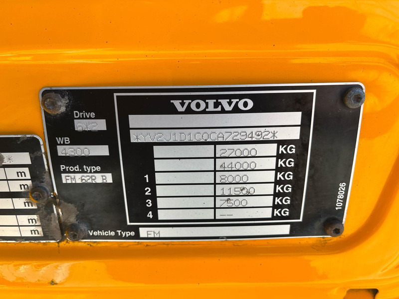 Volvo FM 330 6x2 BOX L=5125 mm en leasing occasion Volvo FM 330 6x2 BOX L=5125 mm: photos 19