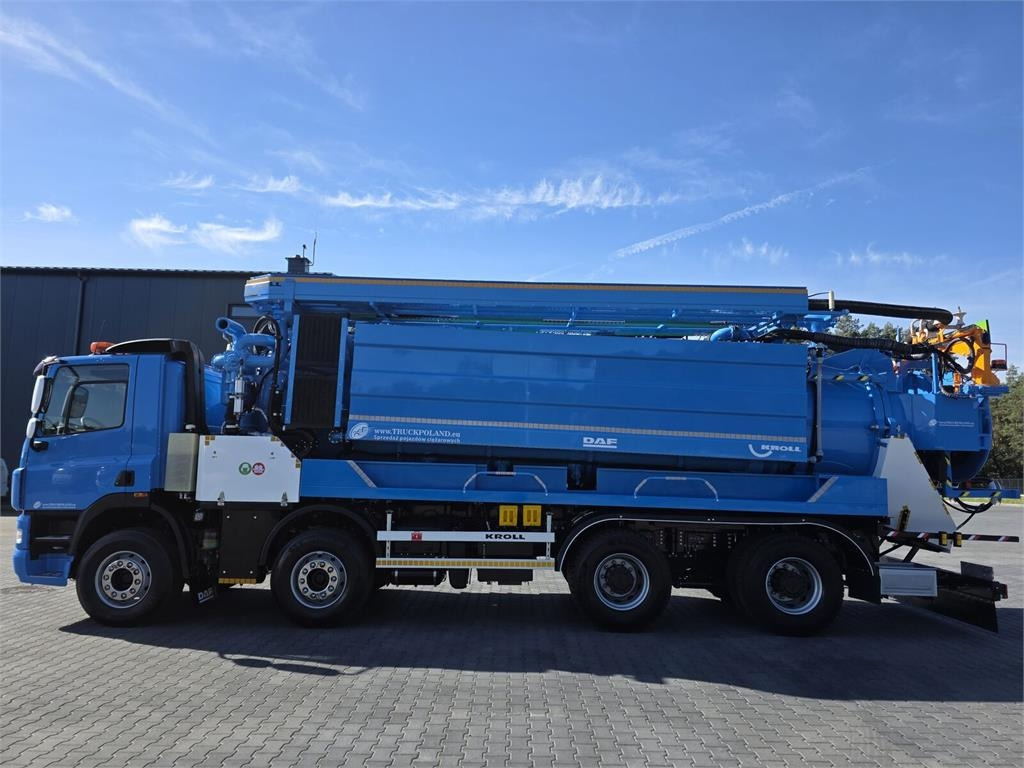 DAF WUKO KROLL 2 x URACA KOMBI FOR SEWER CLEANING - Camion hydrocureur: photos 4 DAF WUKO KROLL 2 x URACA KOMBI FOR SEWER CLEANING - Camion hydrocureur: photos 4