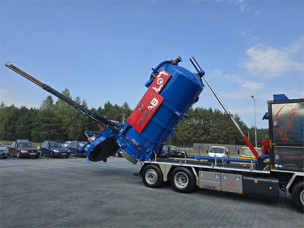 Camion hydrocureur MAN Disab Centurion P210/9 ADR Vacuum suction-blowing: photos 36