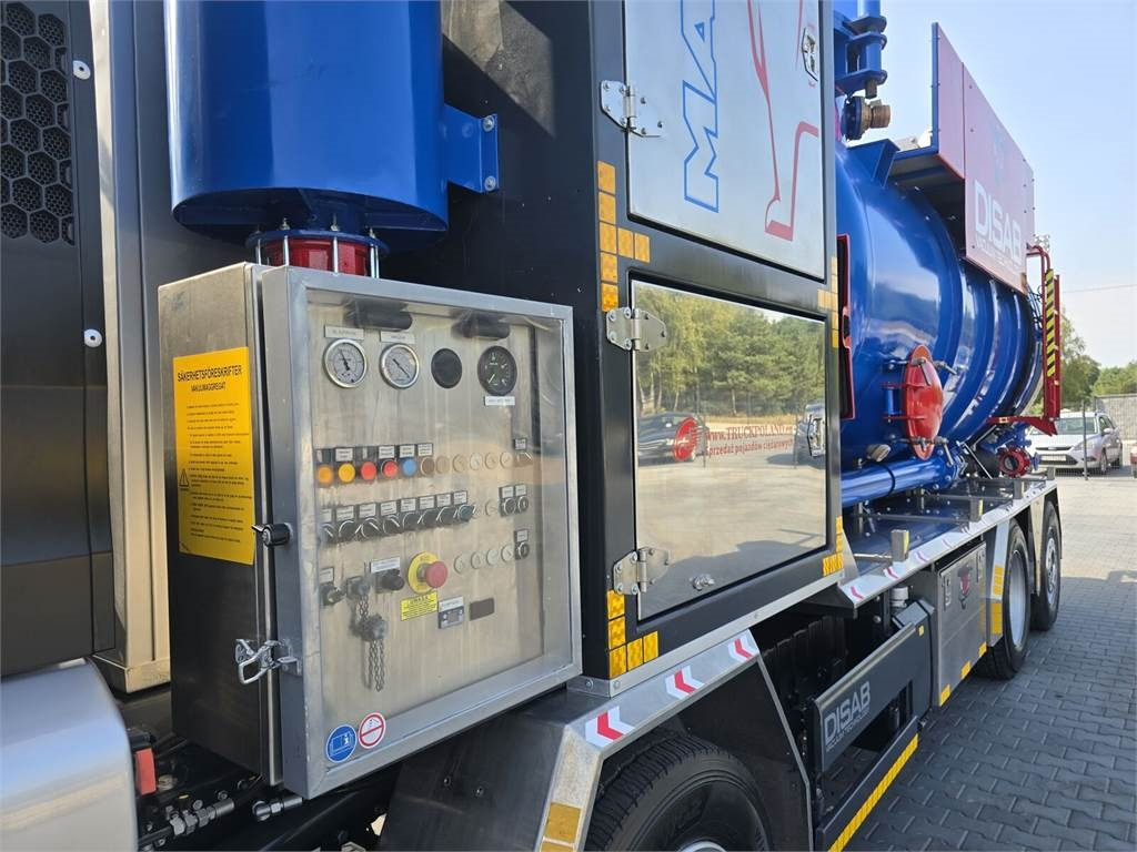Camion hydrocureur MAN Disab Centurion P210/9 ADR Vacuum suction-blowing: photos 11