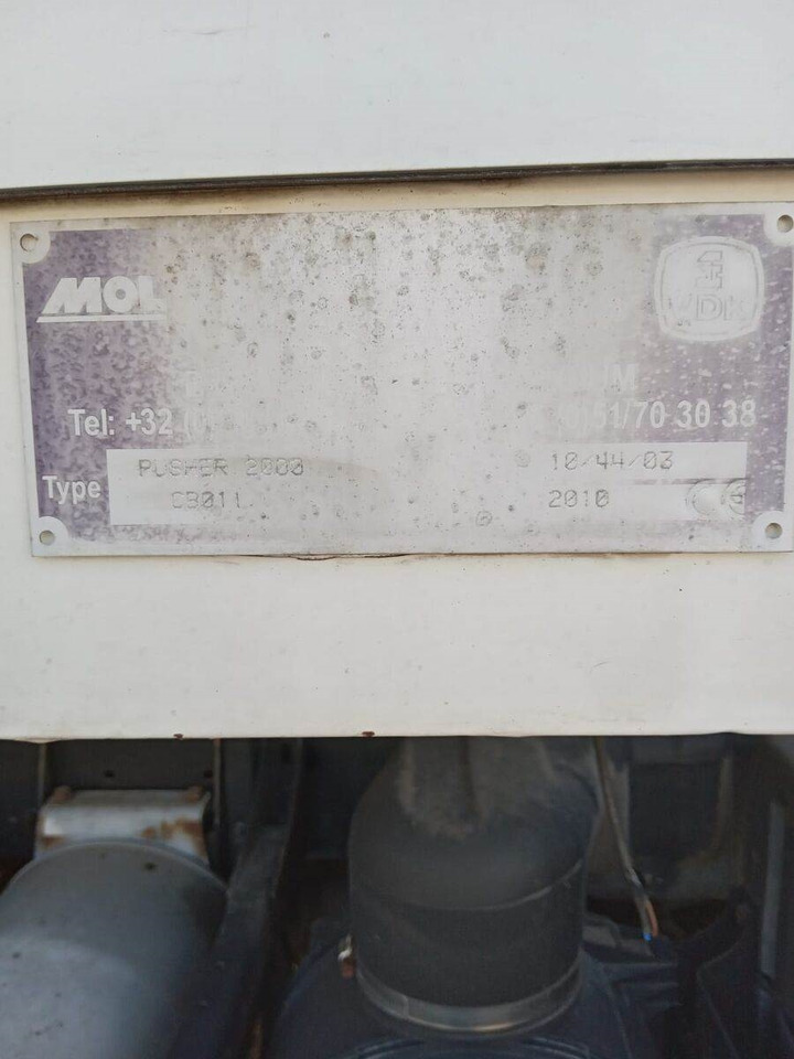 Benne à ordures ménagères MAN Superstructure garbage truck MOL VDK PUSHER 20m3: photos 11