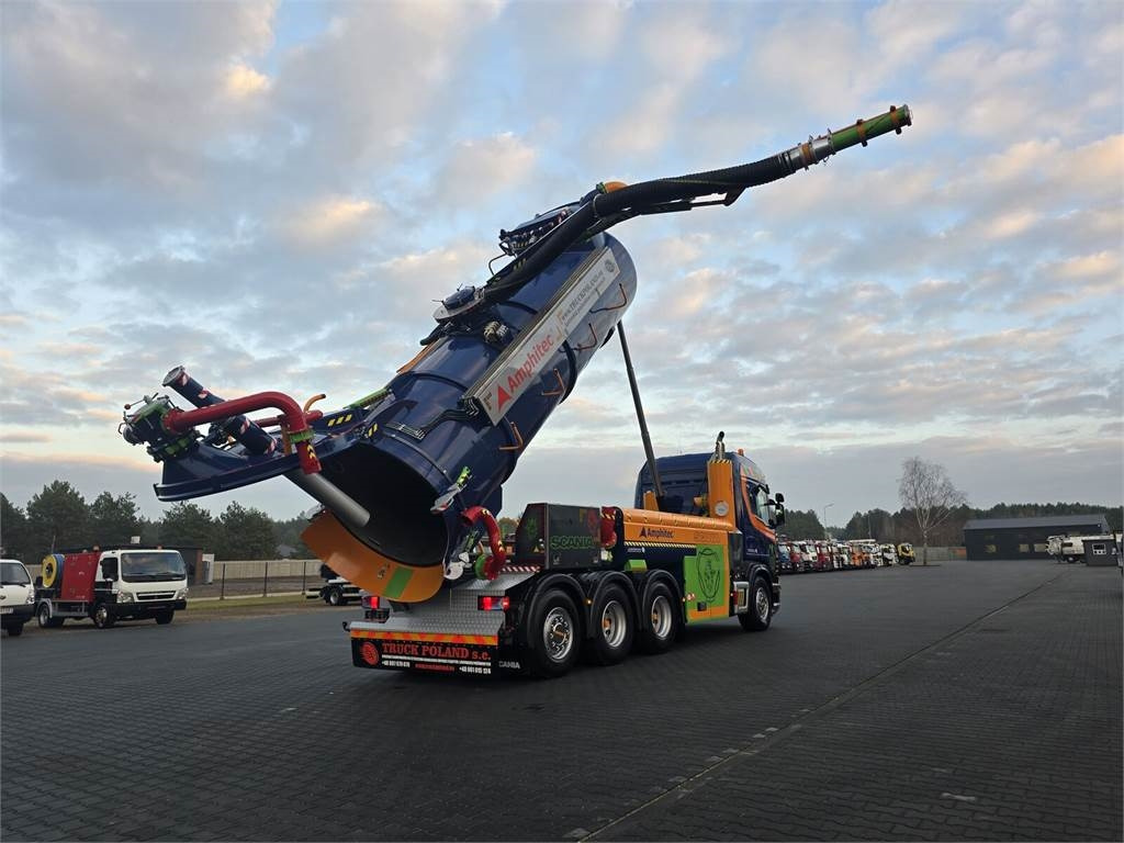 Scania Amphitec VORTEX G2 ATEX suction and blowing vacuum - Camion hydrocureur: photos 1 Scania Amphitec VORTEX G2 ATEX suction and blowing vacuum - Camion hydrocureur: photos 1