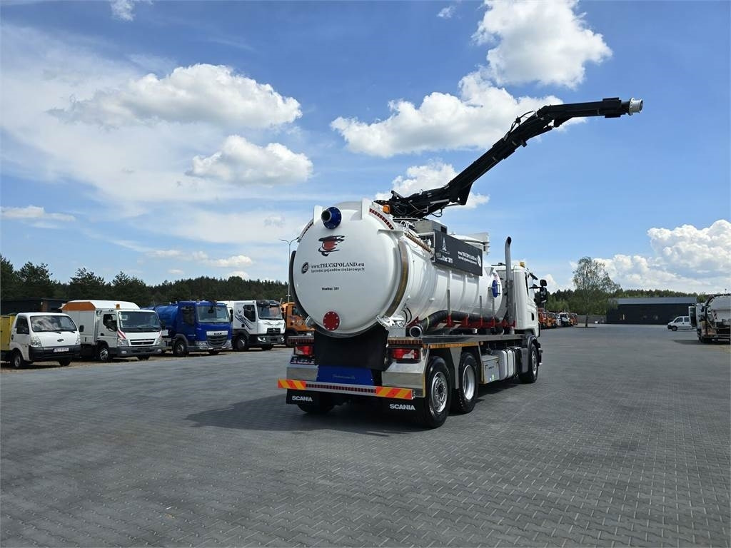 Camion hydrocureur Scania Saugbagger Larsen FlexVac 311 Vacuum suction loade: photos 21