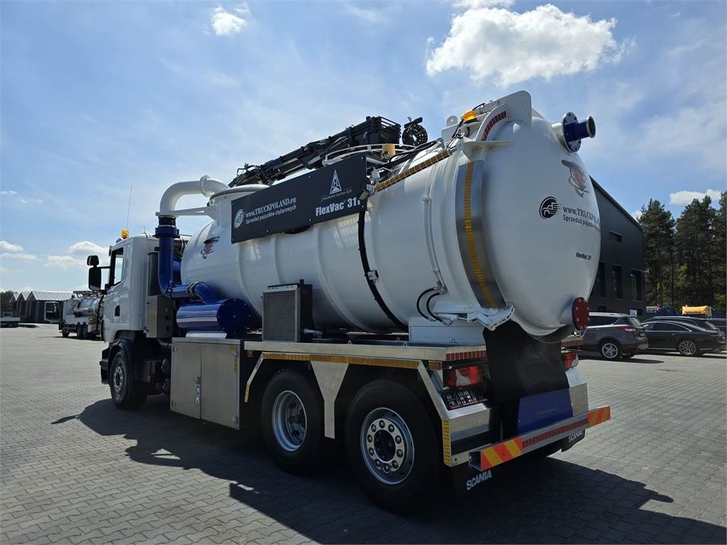 Camion hydrocureur Scania Saugbagger Larsen FlexVac 311 Vacuum suction loade: photos 5