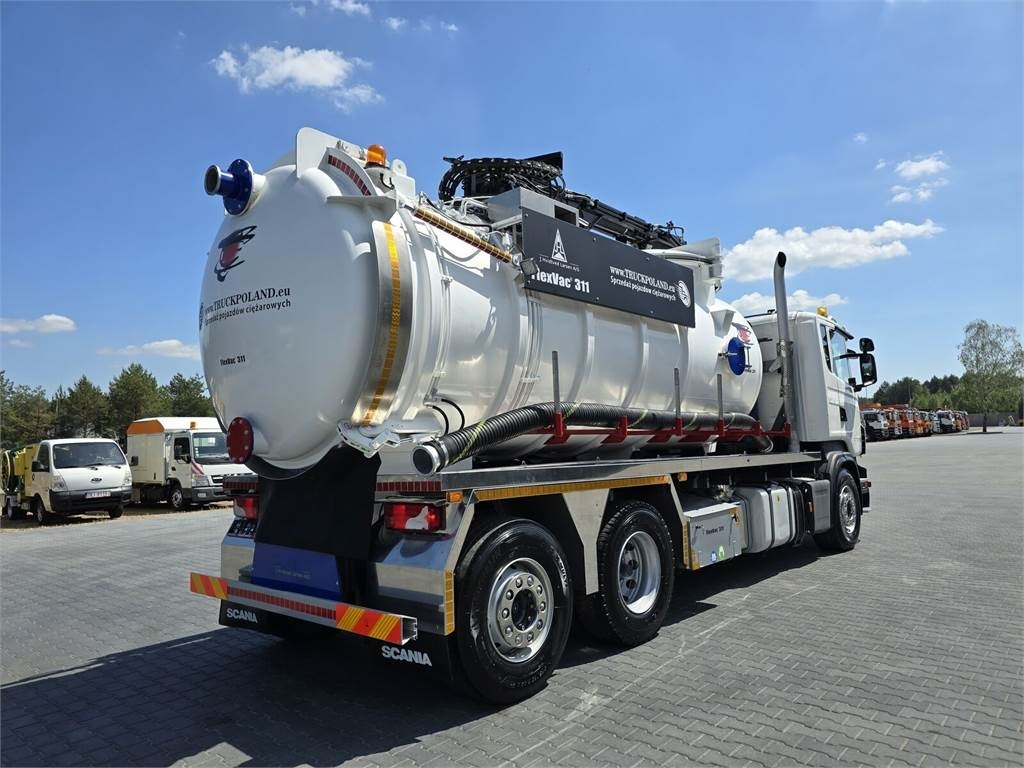 Camion hydrocureur Scania Saugbagger Larsen FlexVac 311 Vacuum suction loade: photos 6