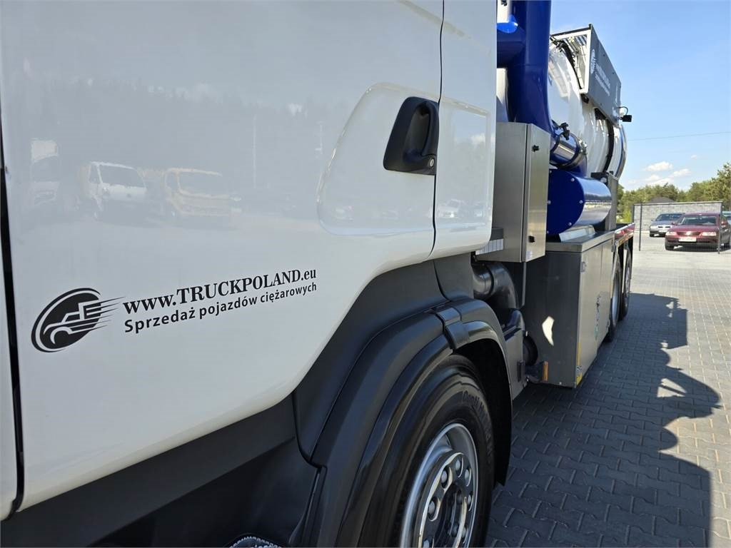 Camion hydrocureur Scania Saugbagger Larsen FlexVac 311 Vacuum suction loade: photos 9