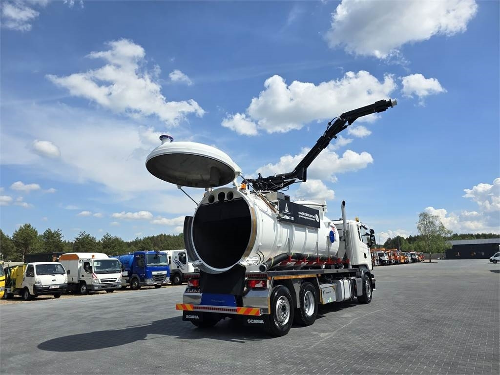 Camion hydrocureur Scania Saugbagger Larsen FlexVac 311 Vacuum suction loade: photos 24