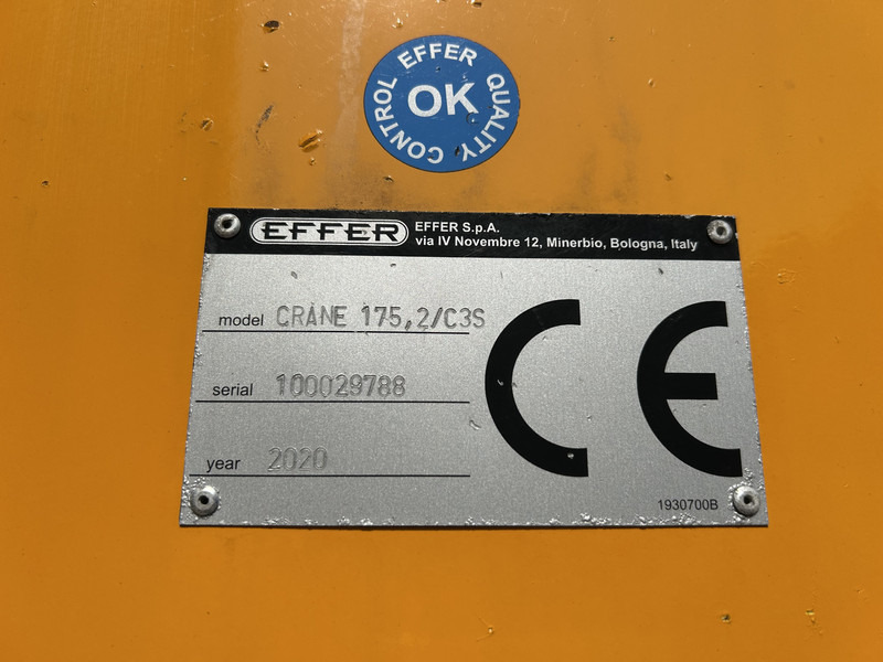 Camion grue DAF LF 320 FA / Effer 175.2/c3s Crane / 363 dkm / Plateau / APK TUV 08-25: photos 12