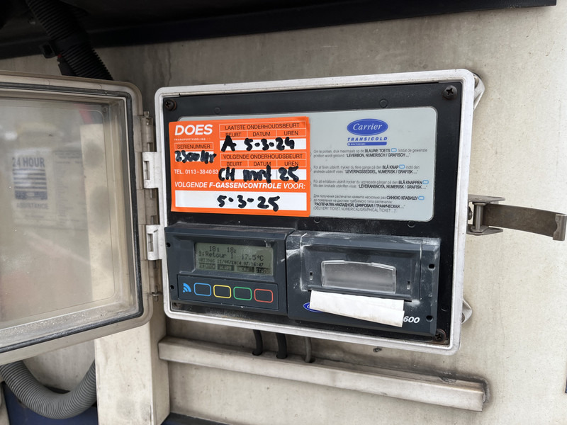 Semi-remorque frigorifique Krone Coolliner / Carrier Vector 1950 / Frigo Box / BPW Drum / APK TUV 04-26: photos 9 Semi-remorque frigorifique Krone Coolliner / Carrier Vector 1950 / Frigo Box / BPW Drum / APK TUV 04-26: photos 9