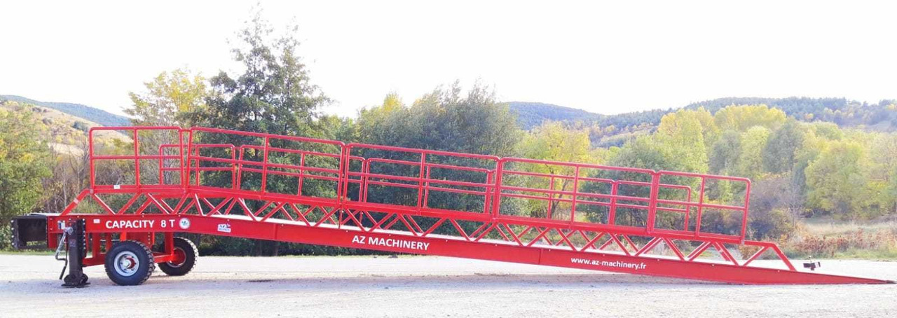 Rampe de chargement neuf AZ RAMP-EASY XL-8 OTC . Mobil Loading Ramp  WIDE With Level Off, 8 t Capacity: photos 13