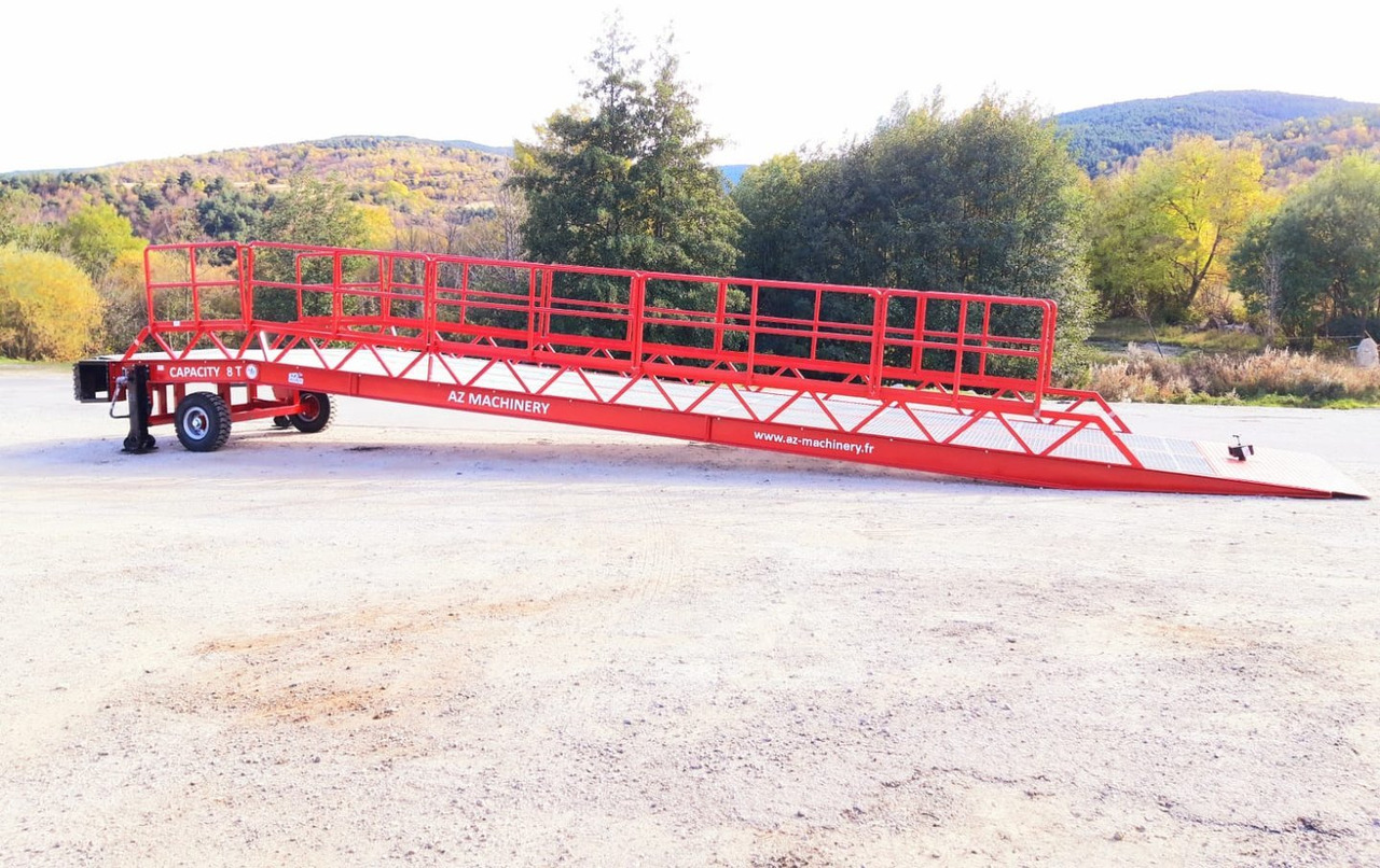 Rampe de chargement neuf AZ RAMP-EASY XL-8 OTC . Mobil Loading Ramp  WIDE With Level Off, 8 t Capacity: photos 15