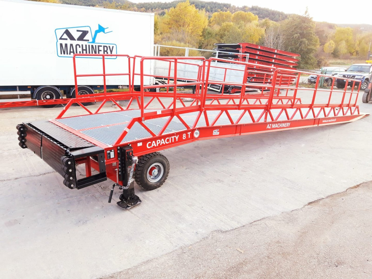 Rampe de chargement neuf AZ RAMP-EASY XL-8 OTC . Mobil Loading Ramp  WIDE With Level Off, 8 t Capacity: photos 8
