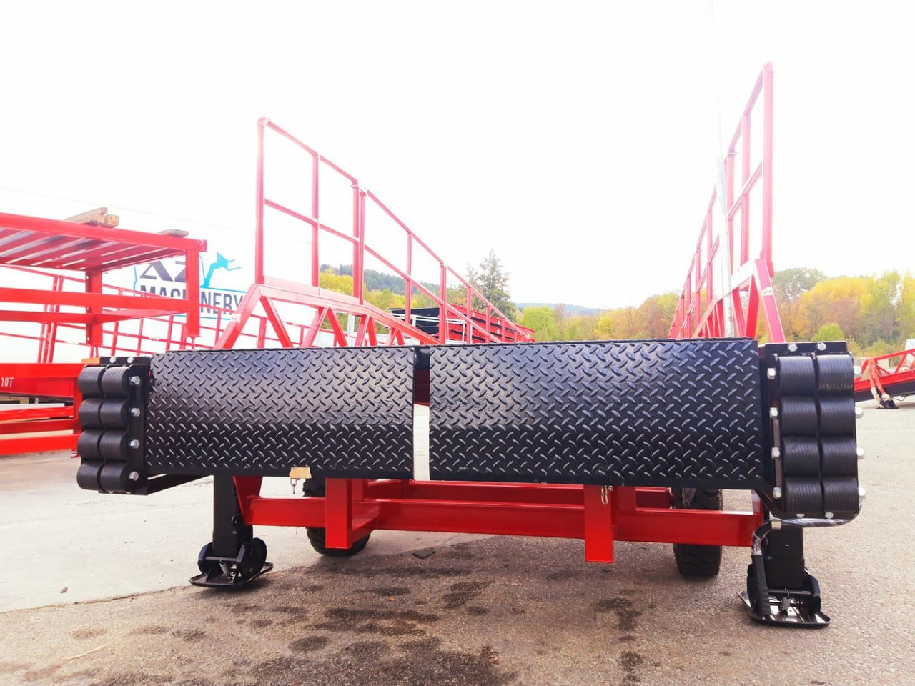 Rampe de chargement neuf AZ RAMP-EASY XL-8 OTC . Mobil Loading Ramp  WIDE With Level Off, 8 t Capacity: photos 12