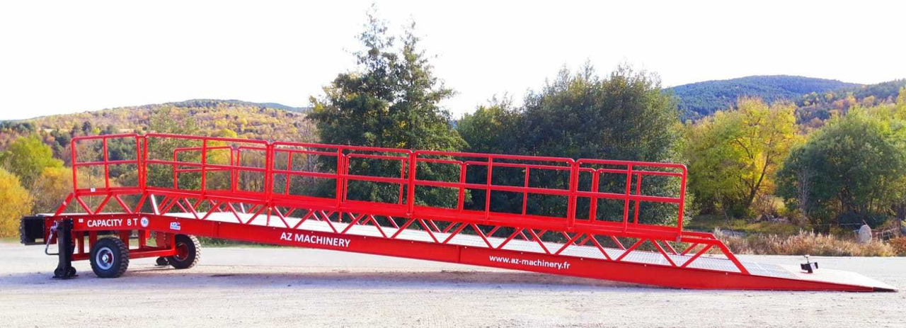Rampe de chargement neuf AZ RAMP-EASY XL-8 OTC . Mobil Loading Ramp  WIDE With Level Off, 8 t Capacity: photos 14