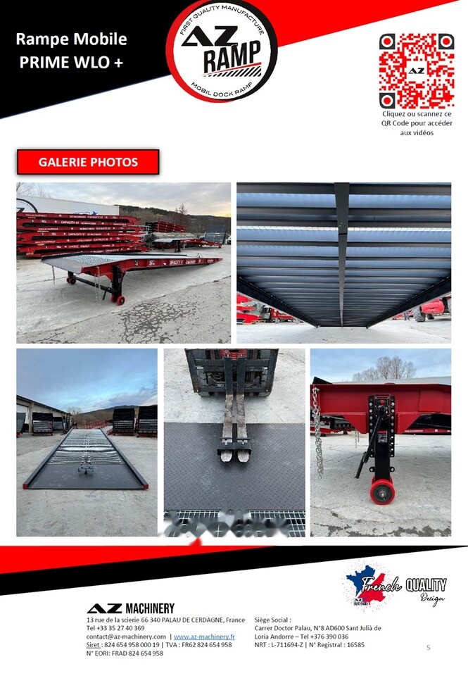 Rampe de chargement neuf AZ RAMP PRIME WLO +8: photos 8