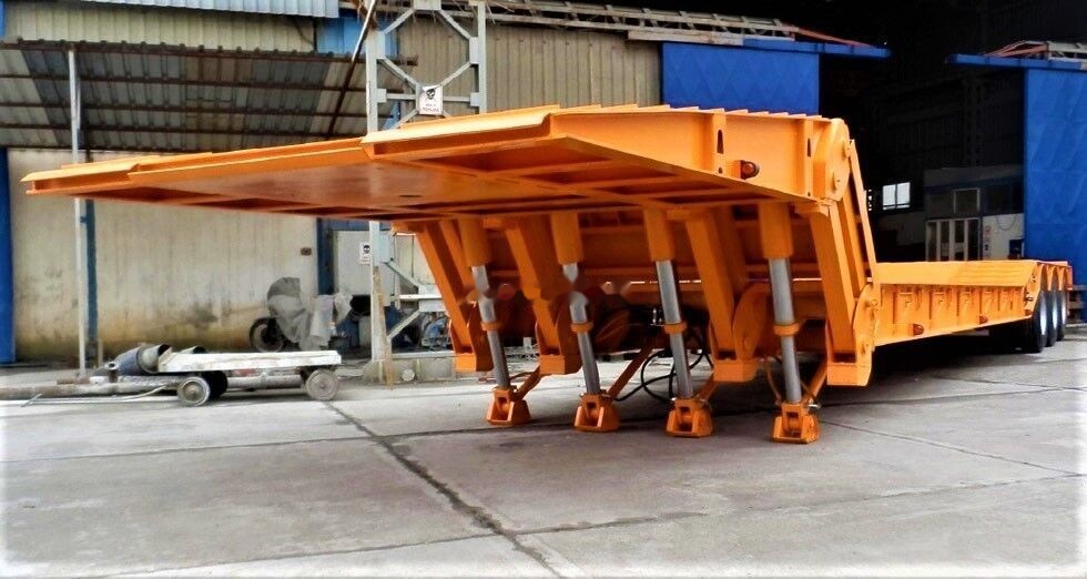 AME 100 Ton, Front Loading 4 Axle Lowbed Semi Trailer - Semi-remorque surbaissé: photos 2 AME 100 Ton, Front Loading 4 Axle Lowbed Semi Trailer - Semi-remorque surbaissé: photos 2