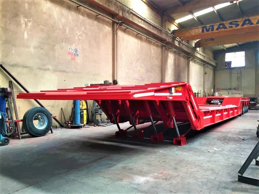 AME 100 Ton, Front Loading 4 Axle Lowbed Semi Trailer - Semi-remorque surbaissé: photos 3 AME 100 Ton, Front Loading 4 Axle Lowbed Semi Trailer - Semi-remorque surbaissé: photos 3