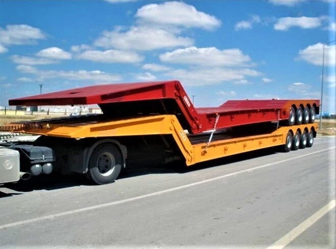 AME 120 Ton 4 Axle Front Loading Lowbed Semi-Trailer - Semi-remorque surbaissé: photos 1 AME 120 Ton 4 Axle Front Loading Lowbed Semi-Trailer - Semi-remorque surbaissé: photos 1