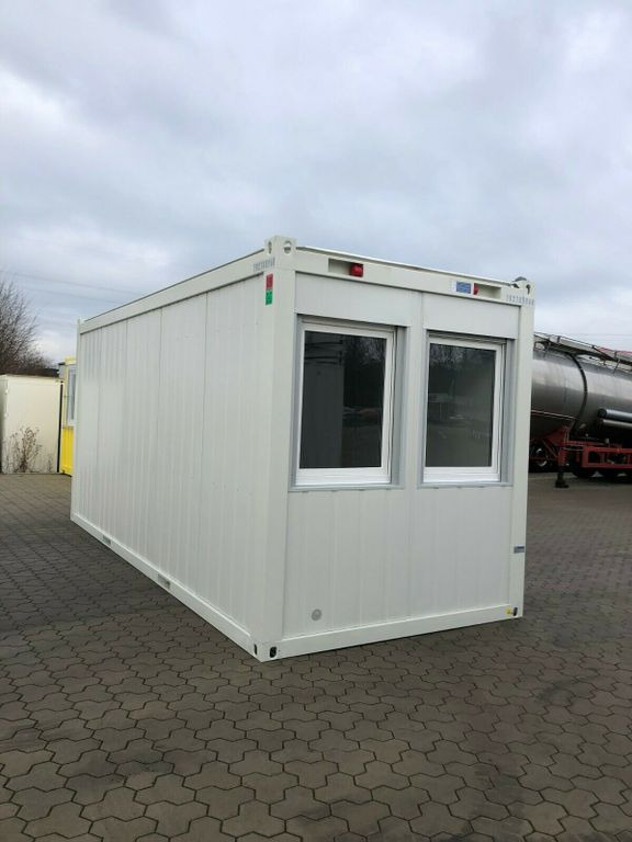 Semi-remorque porte-conteneur/ Caisse mobile 20ft Bürocontainer Wohncont.Mannschaftscontainer: photos 6