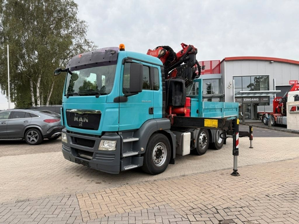 MAN TGS 26.400 6x2 Pritsche mit Fassi F450 Frontkran - Camion, Camion grue: photos 1 MAN TGS 26.400 6x2 Pritsche mit Fassi F450 Frontkran - Camion, Camion grue: photos 1