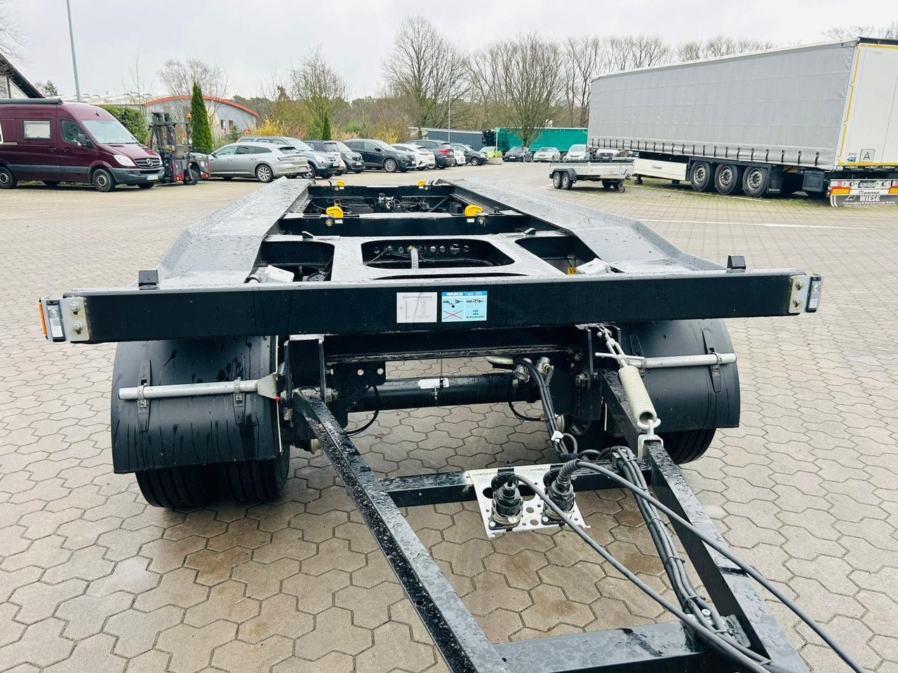 Remorque ampliroll/ Multibenne Hüffermann HAR 20.70 LS Aussenrollen Anhänger Sofort Verfüg: photos 7 Remorque ampliroll/ Multibenne Hüffermann HAR 20.70 LS Aussenrollen Anhänger Sofort Verfüg: photos 7