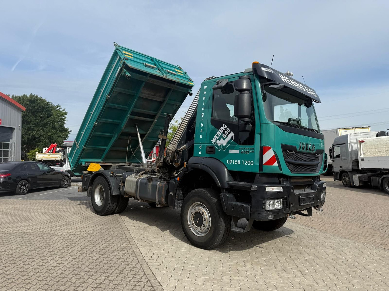 Iveco AD190 T/W Trakker 410 4x4 Allrad Kran KipperHIAB - Camion benne, Camion grue: photos 3 Iveco AD190 T/W Trakker 410 4x4 Allrad Kran KipperHIAB - Camion benne, Camion grue: photos 3