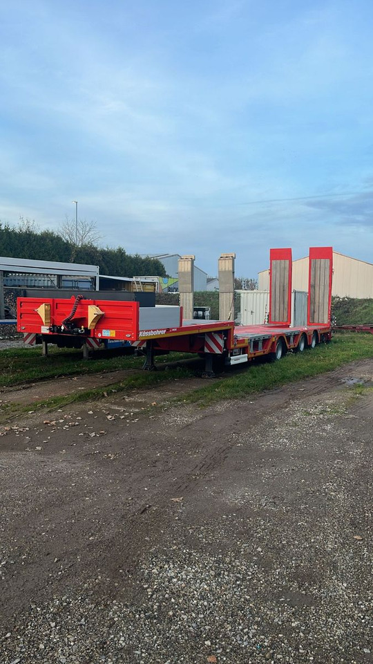 Kässbohrer KSLA RJ Mega Jumbo Tieflader tele Wie Neu - Semi-remorque surbaissé: photos 1 Kässbohrer KSLA RJ Mega Jumbo Tieflader tele Wie Neu - Semi-remorque surbaissé: photos 1