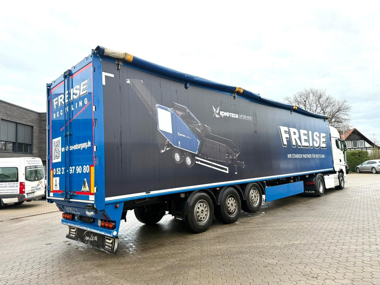 Knapen K200 Schubboden 92m³ - Semi-remorque à fond mouvant: photos 4 Knapen K200 Schubboden 92m³ - Semi-remorque à fond mouvant: photos 4