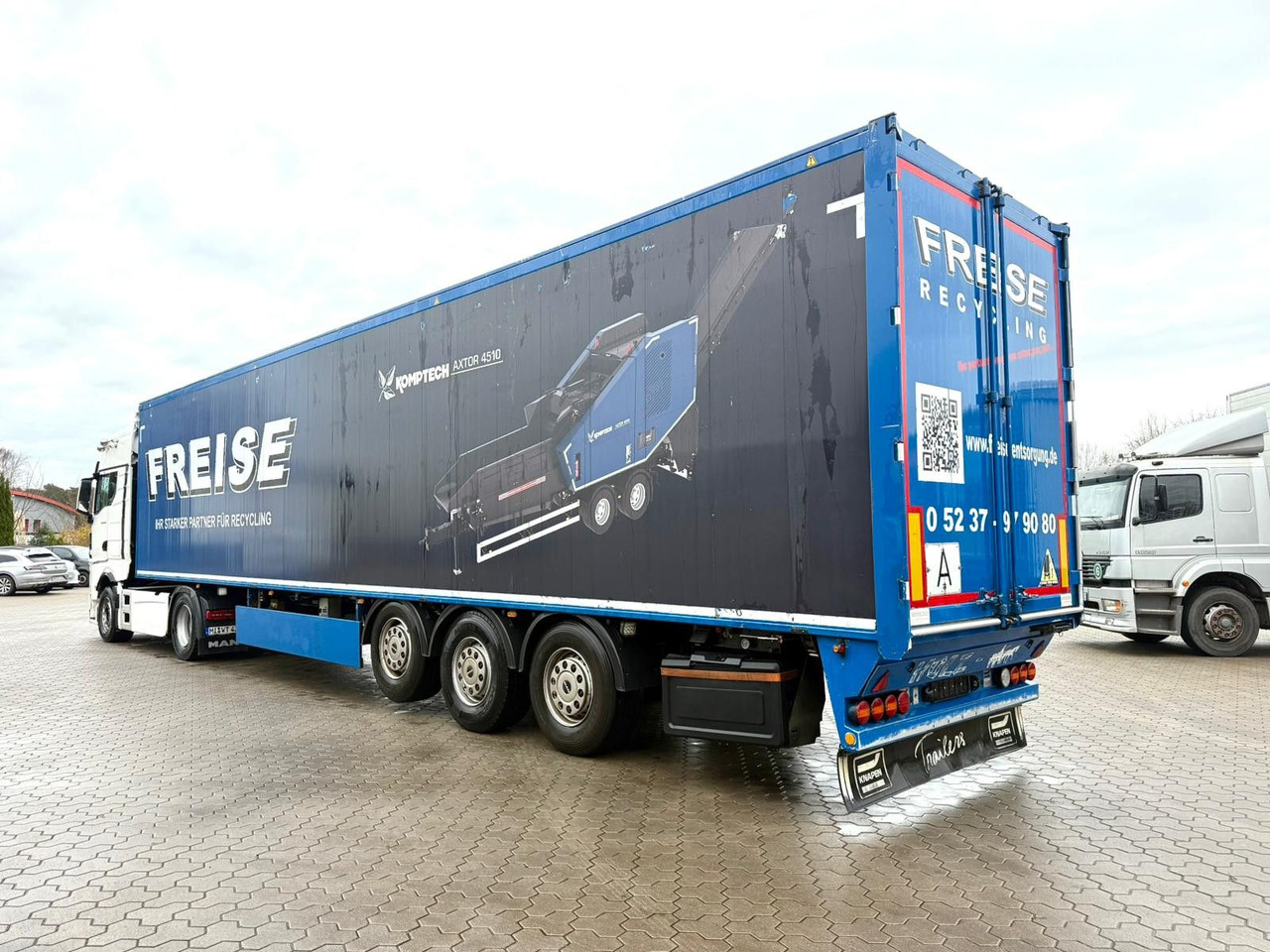 Knapen K200 Schubboden 92m³ - Semi-remorque à fond mouvant: photos 3 Knapen K200 Schubboden 92m³ - Semi-remorque à fond mouvant: photos 3