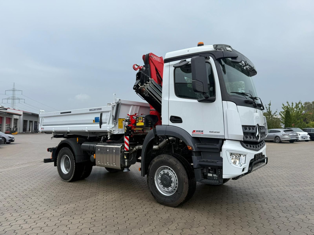 Mercedes-Benz Arocs 1835 4x2 Meiller Fassi F135 Kran Kipper - Camion benne, Camion grue: photos 2 Mercedes-Benz Arocs 1835 4x2 Meiller Fassi F135 Kran Kipper - Camion benne, Camion grue: photos 2