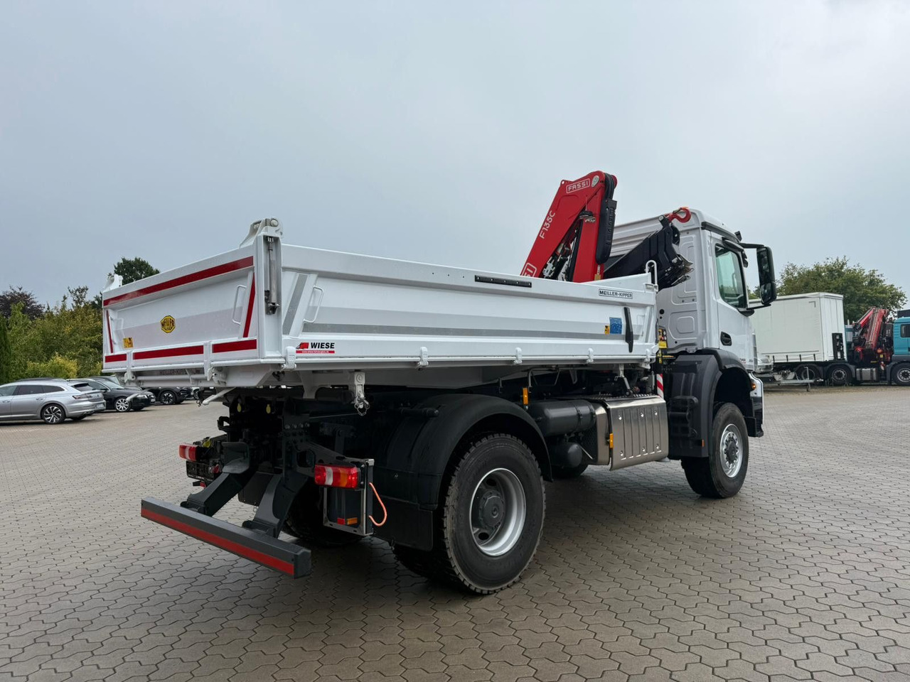 Mercedes-Benz Arocs 1835 4x2 Meiller Fassi F135 Kran Kipper - Camion benne, Camion grue: photos 4 Mercedes-Benz Arocs 1835 4x2 Meiller Fassi F135 Kran Kipper - Camion benne, Camion grue: photos 4