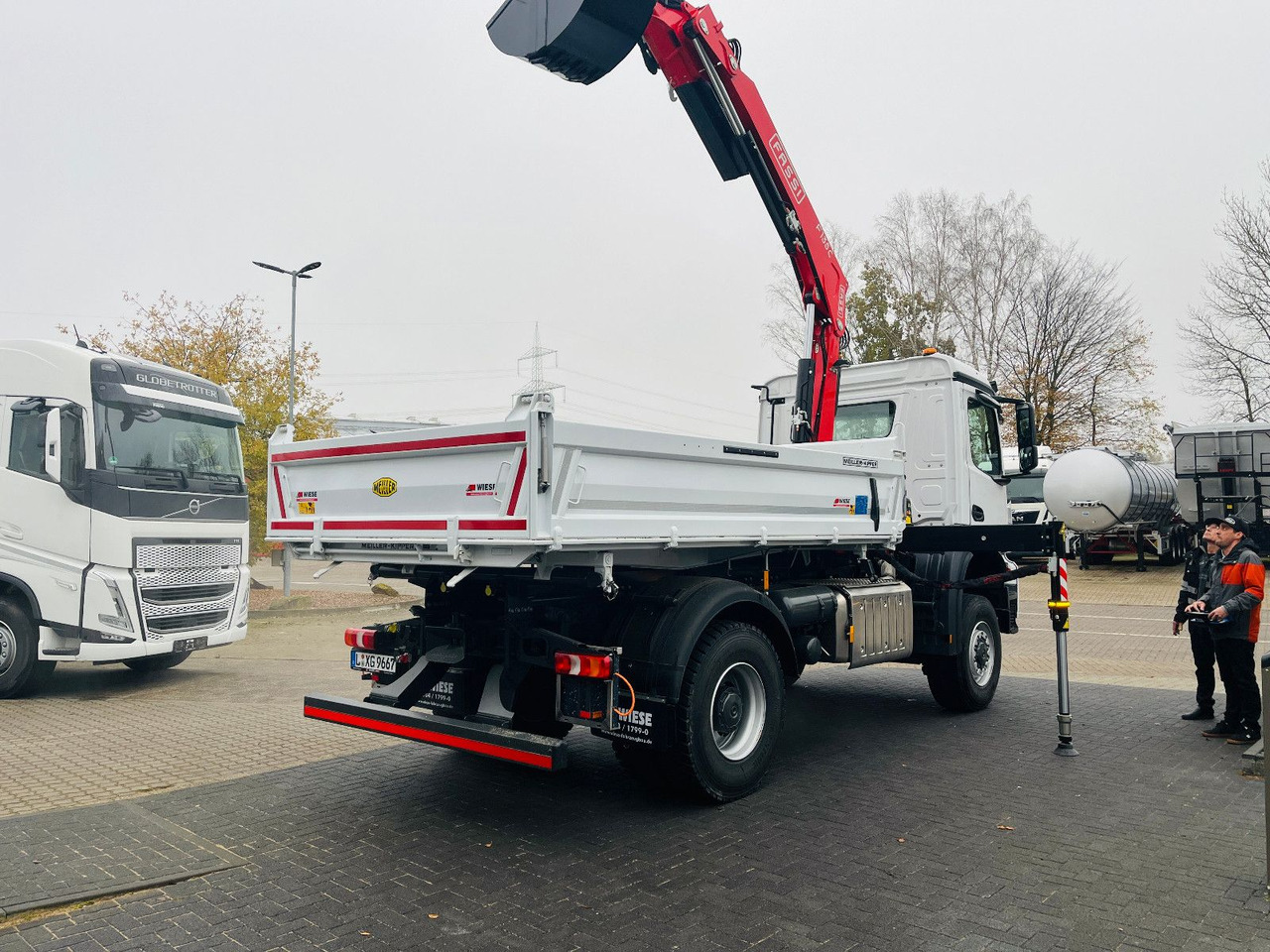 Mercedes-Benz Arocs 1835 4x4 Meiller Fassi Kran Kipper - Camion benne, Camion grue: photos 5 Mercedes-Benz Arocs 1835 4x4 Meiller Fassi Kran Kipper - Camion benne, Camion grue: photos 5