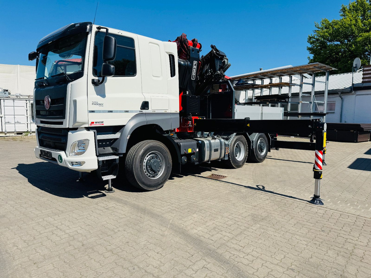 Camion plateau, Camion grue Tatra 6x6x6 Phoenix Fassi F545RA.2.27 L214 V20: photos 15