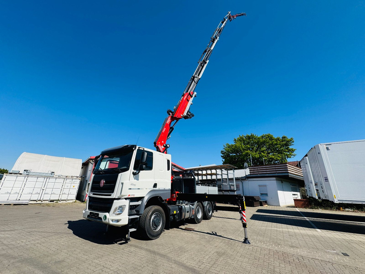 Camion plateau, Camion grue Tatra 6x6x6 Phoenix Fassi F545RA.2.27 L214 V20: photos 6
