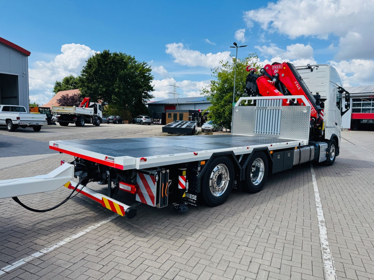 Camion plateau, Camion grue Volvo FH540 6x2 Containerpritsche mit F545RA.2.26: photos 7
