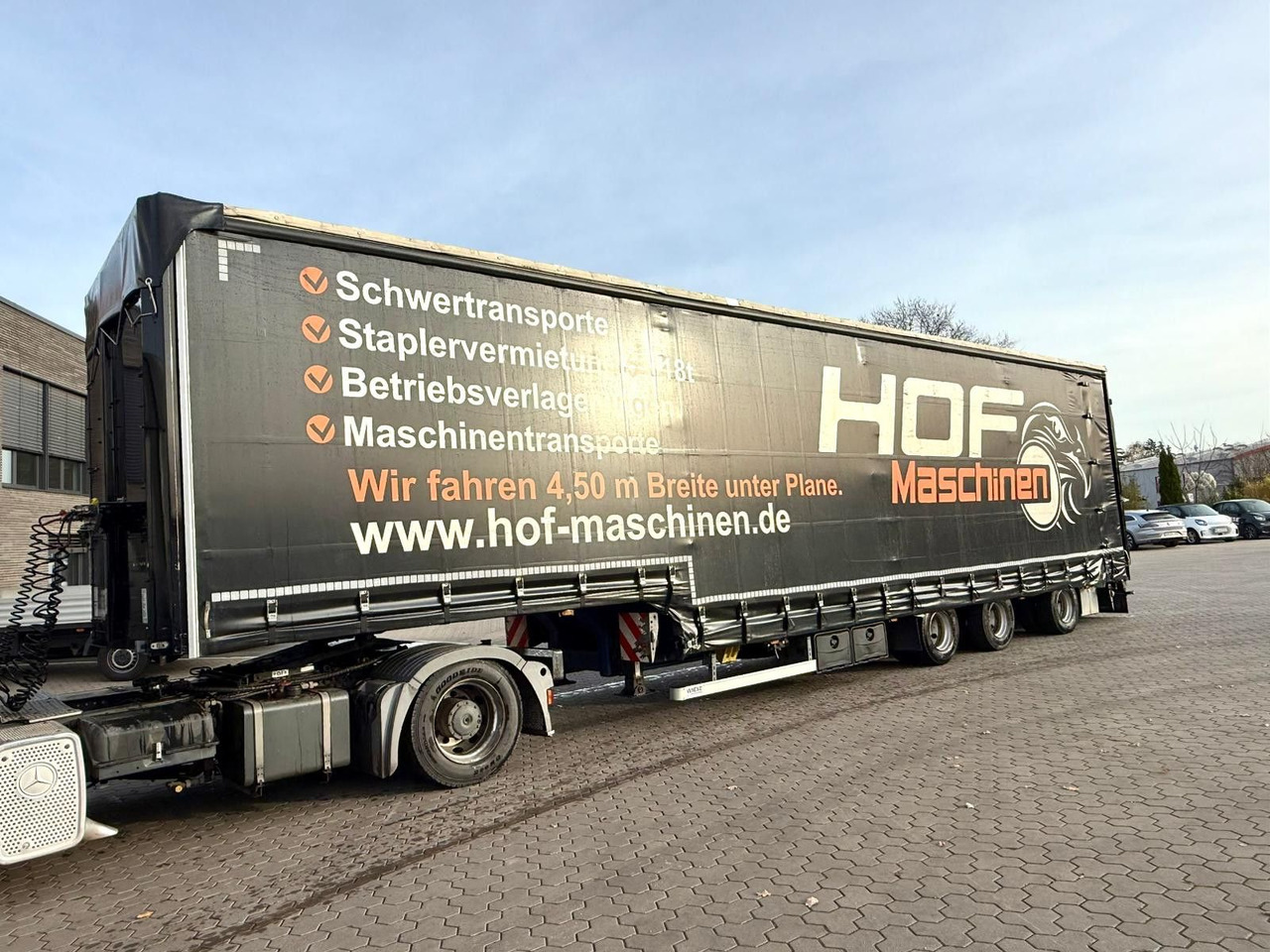 Wiese 3-Achs Stufen Sattel mit Auffahrrampe 25T - Semi-remorque surbaissé: photos 3 Wiese 3-Achs Stufen Sattel mit Auffahrrampe 25T - Semi-remorque surbaissé: photos 3