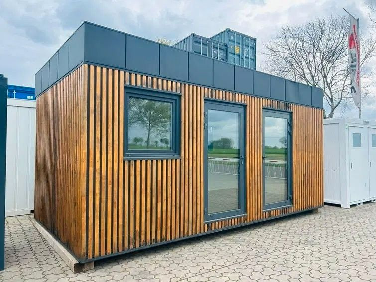 Wiese Wunderschöner Büro/Saunacontainer - Remorque porte-conteneur/ Caisse mobile: photos 3 Wiese Wunderschöner Büro/Saunacontainer - Remorque porte-conteneur/ Caisse mobile: photos 3