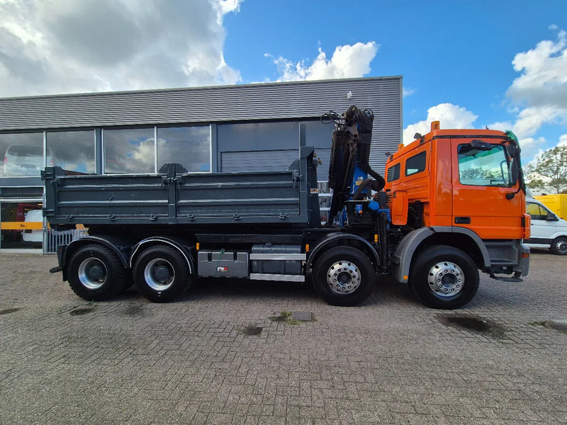 Mercedes-Benz Actros 3241 8X4 Containersysteem/ 20T HMF crane/ Manual - Camion ampliroll, Camion grue: photos 4 Mercedes-Benz Actros 3241 8X4 Containersysteem/ 20T HMF crane/ Manual - Camion ampliroll, Camion grue: photos 4