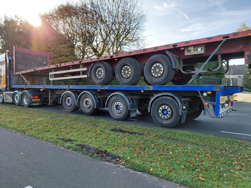 Kwb 4 AXLE HOLLAND TRAILER 41180 KG LOADING CAPACITY - Semi-remorque plateau: photos 2 Kwb 4 AXLE HOLLAND TRAILER 41180 KG LOADING CAPACITY - Semi-remorque plateau: photos 2