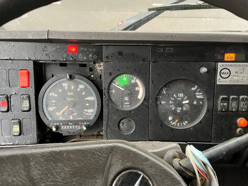 Camion plateau Mercedes-Benz SK 1850 V8 MANUAL GEARBOX BIG AXLE FULL STEEL SPRING RETARDER: photos 19