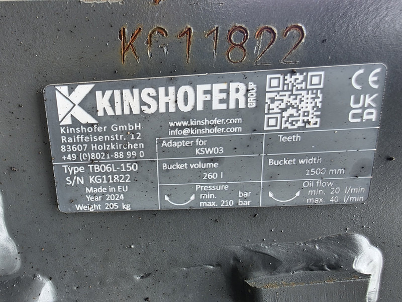 Kantelbak lehnhof ms03 sw03 tilting bucket lehnhof kinshofer ms03 sw03 - Godet pour Engins de chantier: photos 5 Kantelbak lehnhof ms03 sw03 tilting bucket lehnhof kinshofer ms03 sw03 - Godet pour Engins de chantier: photos 5