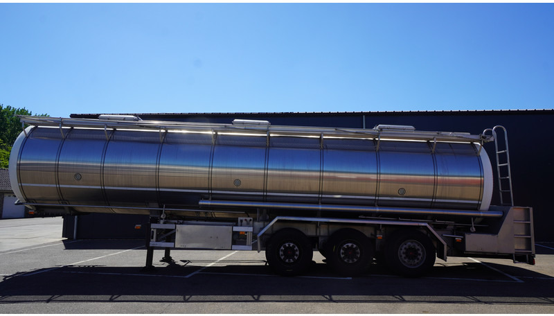 Semi-remorque citerne pour transport de la nourriture Burg 3 AXLE FOOD TRAILER 38.000 LTR